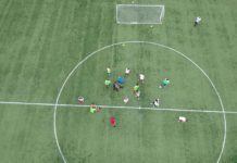 FOTO / Cerbaia: la preparazione dei ragazzi di Mauro Tramacere Falco si vede anche dal drone