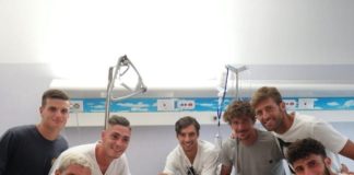 San Donato Tavarnelle, una squadra-famiglia: tutti da Francesco Frosali appena operato