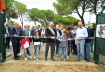Barberino: nuova vita per lo stadio comunale “Leonardo Forsali”, inaugurato… sotto l’ombrello