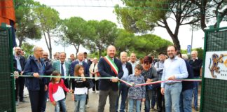 Barberino: nuova vita per lo stadio comunale “Leonardo Forsali”, inaugurato… sotto l’ombrello