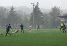 Coppa Toscana / Pirotecnico 2-2 (sotto al diluvio) fra Impruneta Tavarnuzze e San Polo