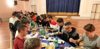 FOTO / Tutto il San Donato Tavarnelle a cena insieme per fare gruppo e superare le difficoltà