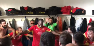 Fc Duccio Dini, 2-0 alla Sanpierinese: e i giallorossi si scatenano con la “Papa dance”