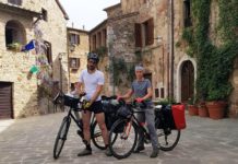 Ketty e Michael: da San Casciano (e San Miniato) fino in Cina. In bicicletta!