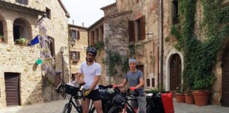 Ketty e Michael: da San Casciano (e San Miniato) fino in Cina. In bicicletta!