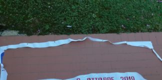 Ciclismo, amarezza a Mercatale: distrutto uno striscione del Memorial Piero Forconi