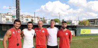 Manuel Pasqual, allenamento (e partitella con gol) con gli Juniores dello Scandicci