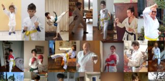 Karate a domicilio con Empi Dojo: un “collage” di volti che riempie il cuore