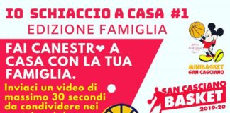 VIDEO / A canestro… in famiglia. Palla e retina in casa con il San Casciano Basket