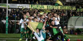 Adesso è ufficiale: fa festa anche la Sancascianese. Per i gialloverdi è Prima Categoria!