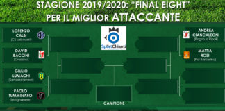 Il “Puma” Lumachi (Sancascianese) contro “Tummi-gol” (Settignanese): lì davanti è battaglia fra bomber