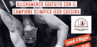 Lunedì 4 maggio sessione di allenamento insieme a Igor Cassina (con Happy Dance ’99)