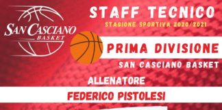 San Casciano Basket, la conferma: terzo anno da coach della prima squadra per Federico Pistolesi