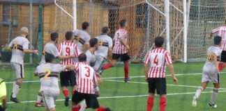 Calbi colpisce in extremis (e Innocenti para un rigore): il Lebowski fa suo il derby con la Rondinella, 1-0