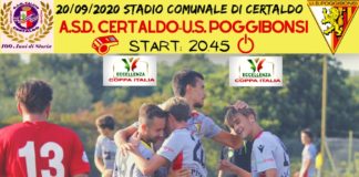 Coppa Italia Eccellenza. Poggibonsi, inversione di campo per la gara con il Certaldo