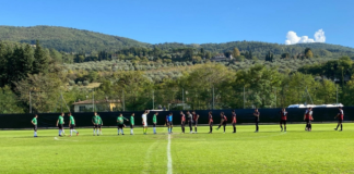 Tutto nel primo tempo: Meini risponde al gol-fantasma di Leggiero. Finisce 1-1 tra Fiesole e Settignanese