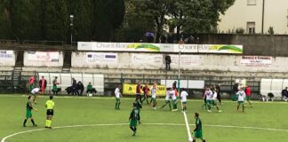 Sancascianese avanti con Paoletti. Ma Santini (quello del San Miniato) fissa l’1-1 a dieci minuti dalla fine