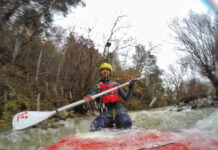 La mia discesa delle “rapide” della Pesa in piena: un sogno di bambino… che si realizza