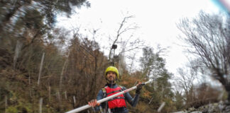 La mia discesa delle “rapide” della Pesa in piena: un sogno di bambino… che si realizza