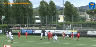 La sforbiciata di Baccini al 95′ selezionata tra i gol più belli dell’ultima giornata di Serie D