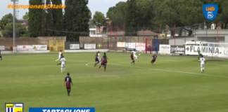 San Donato Tavarnelle, il gol di Tartaglione al Flaminia nella top5 della Lega Nazionale Dilettanti