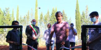 Nastro tagliato: a Tavarnelle ritorna il campo da tennis (nella frazione di Noce)
