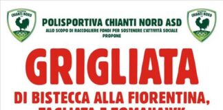 Volete sostenere la Polisportiva Chianti Nord? Potete farlo gustando una favolosa grigliata