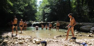 FOTO / San Donato Tavarnelle: a “mollo” in Pesa dopo le fatiche degli allenamenti