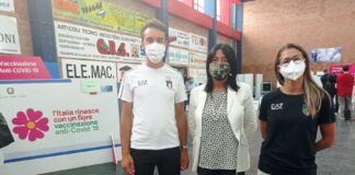Bettiol e Siragusa, la coppia olimpica sul parquet del Bernino per spingere la vaccinazione