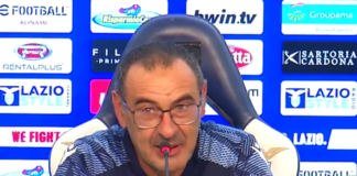 Verso il derby di Roma, Sarri ci scherza su: “Sentivo più pressione prima di Sangiovannese-Montevarchi”
