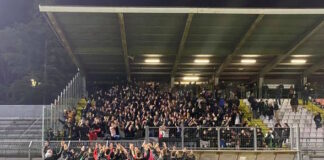 Calbi-gol, il Lebowski in dieci riprende la capolista: con l’Audax Rufina è 1-1