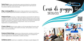 San Casciano, corsi di gruppo alla palestra della Piscina del Chianti: tantissime opportunità