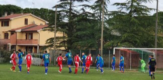 Impresa Impruneta Tavarnuzze: sotto 0-1 e in dieci per un’ora, i verde-azzurri battono la capolista Ginestra (2-1)