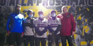 Fatima, Susan e Maryam, tre calciatrici afghane in campo con il grigionero del Lebowski: “Felici di averle qui con noi”