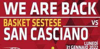 San Casciano Basket, la prima squadra torna in campo il 31 gennaio e il 5 febbraio