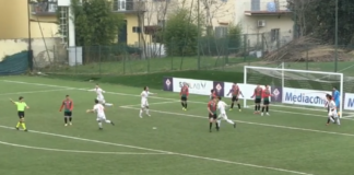 Vecchi punisce il Grassina dopo un quarto d’ora: 1-0 Porta Romana nel delicato derby-salvezza