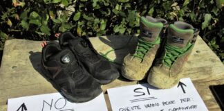 “Camminare in Toscana”: scarpe da trekking, chi più spende meno spende. Si fa meno male e fa meno fatica