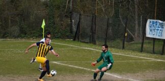 Il Figline espugna Antella 2-1 ed è a un passo dalla vittoria del campionato. Biancocelesti da soli al penultimo posto