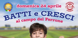 Batti e Cresci: domenica al Ferrone si fa provare il “brivido” del baseball