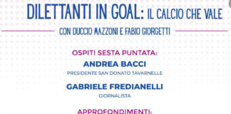 San Donato Tavarnelle, il presidente Andrea Bacci oggi ospite su Lady Radio a ‘Dilettanti in goal’