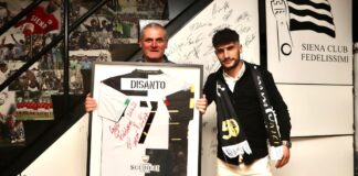 Siena, Francesco Disanto premiato come miglior bianconero della stagione 2021/22