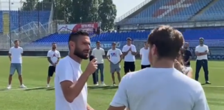 Daniele Buzzegoli, festa a sorpresa a Novara per il suo addio al calcio