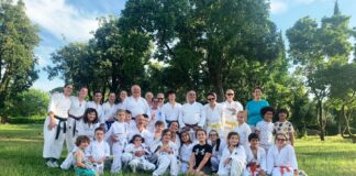 Empi Dojo Bagno a Ripoli: finale di stagione fra lezioni nei giardini ed esame per passare di cintura