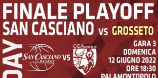 San Casciano Basket, domenica gara 3 deciderà chi sale in Promozione. Tutti al PalaMontopolo!