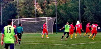 Il Galluzzo soffre (e chiude in 9) ma vince di misura sul Pergine: 2-1 e primo posto solitario