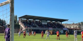 Bonechi la sblocca subito, poi è tutto facile per il Poggibonsi: 3-0 giallorosso a Terranuova nell’anticipo
