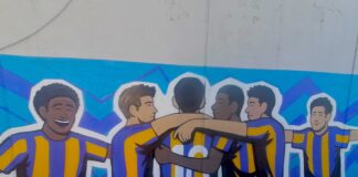 Grevigiana, tra calcio e street art: tutte le nuove tonalità gialloblù della tribuna del “Franchi”