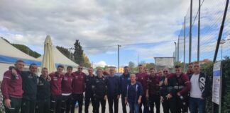 Salernitana, rifinitura al ‘Bartolozzi’ di Scandicci in attesa della sfida di stasera con la Fiorentina