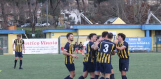 Mariani trova il gol-vittoria nella ripresa: la Grevigiana passa 2-1 sul campo del Bagno a Ripoli (in dieci) e sale al terzo posto