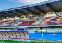 Serie D, tre mesi di squalifica al campo del Grosseto: terna arbitrale accerchiata e minacciata dopo la gara col Livorno